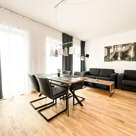Modernes Luxus-Apartment Im Leipziger Zentrum Bagian luar foto
