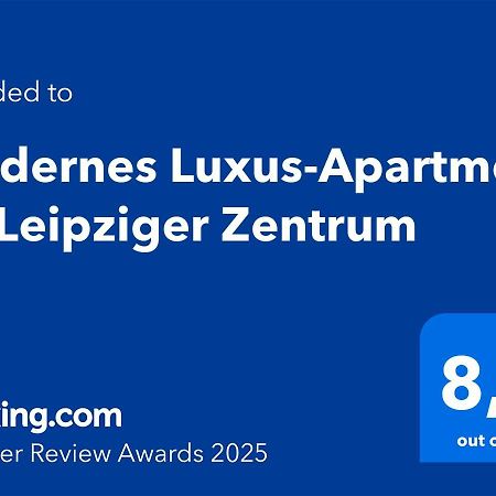 Modernes Luxus-Apartment Im Leipziger Zentrum Bagian luar foto