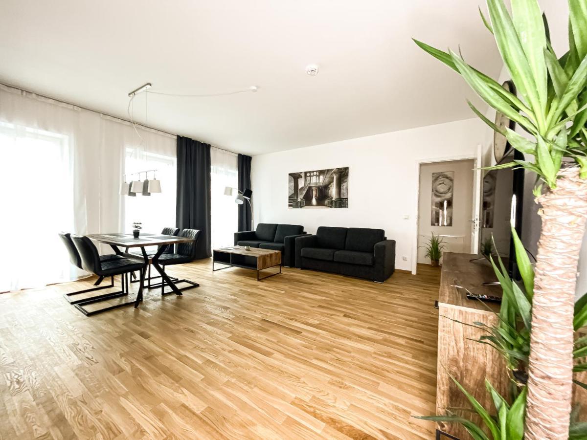 Modernes Luxus-Apartment Im Leipziger Zentrum Bagian luar foto