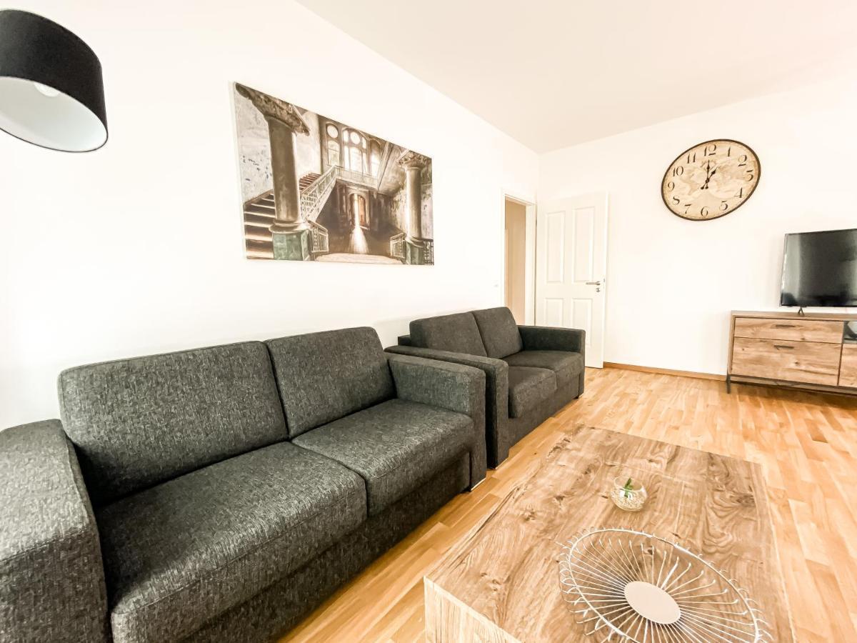 Modernes Luxus-Apartment Im Leipziger Zentrum Bagian luar foto