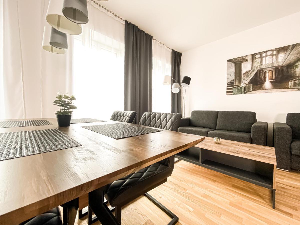Modernes Luxus-Apartment Im Leipziger Zentrum Bagian luar foto