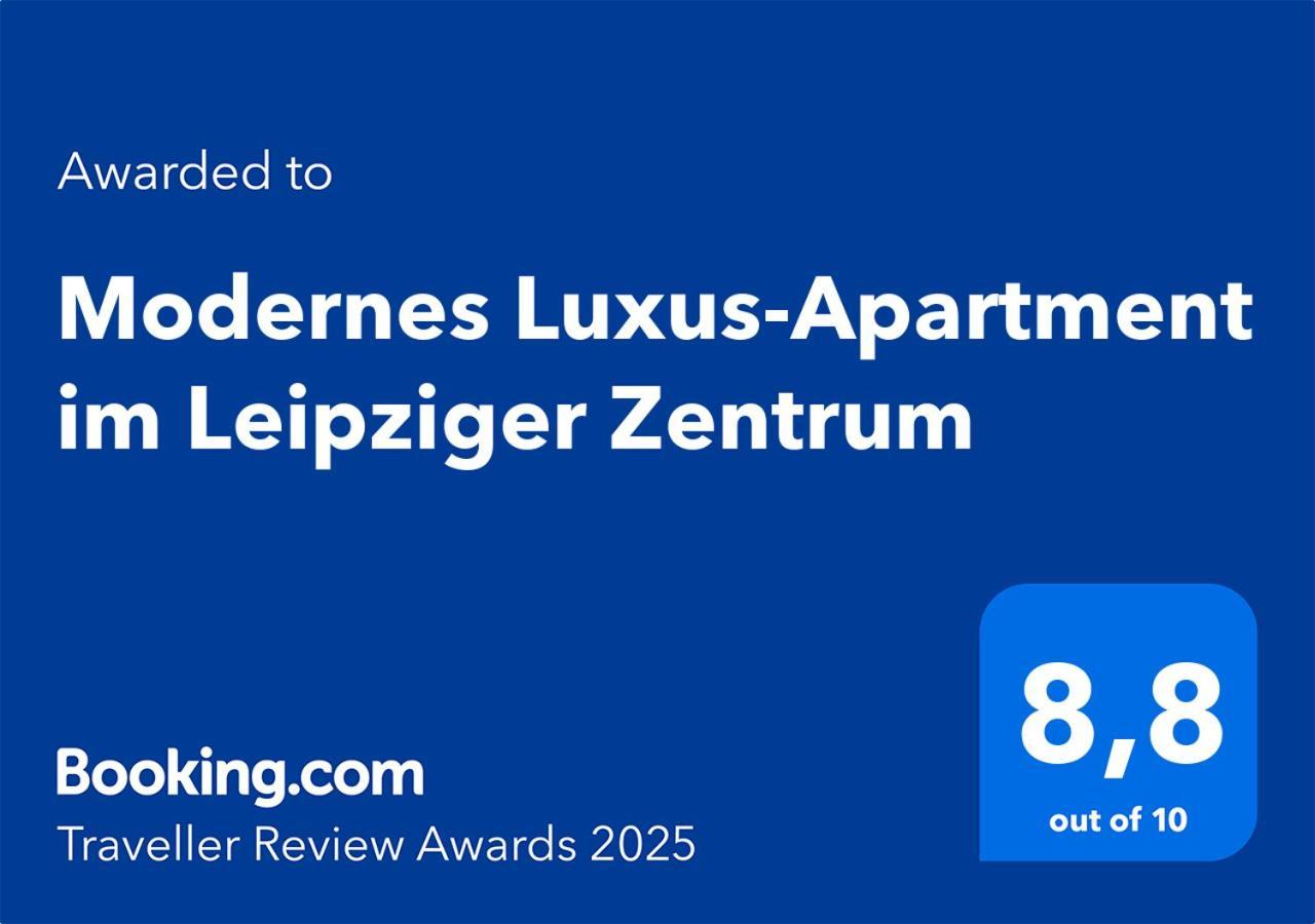 Modernes Luxus-Apartment Im Leipziger Zentrum Bagian luar foto